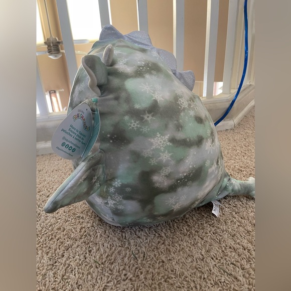 Squishmallows Original Kellytoys Plush 14 Inch Will the Light Green Dragon - Picture 2 of 9